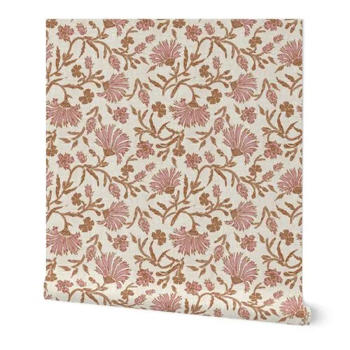 kalami-floral-mauve-small Wallpaper